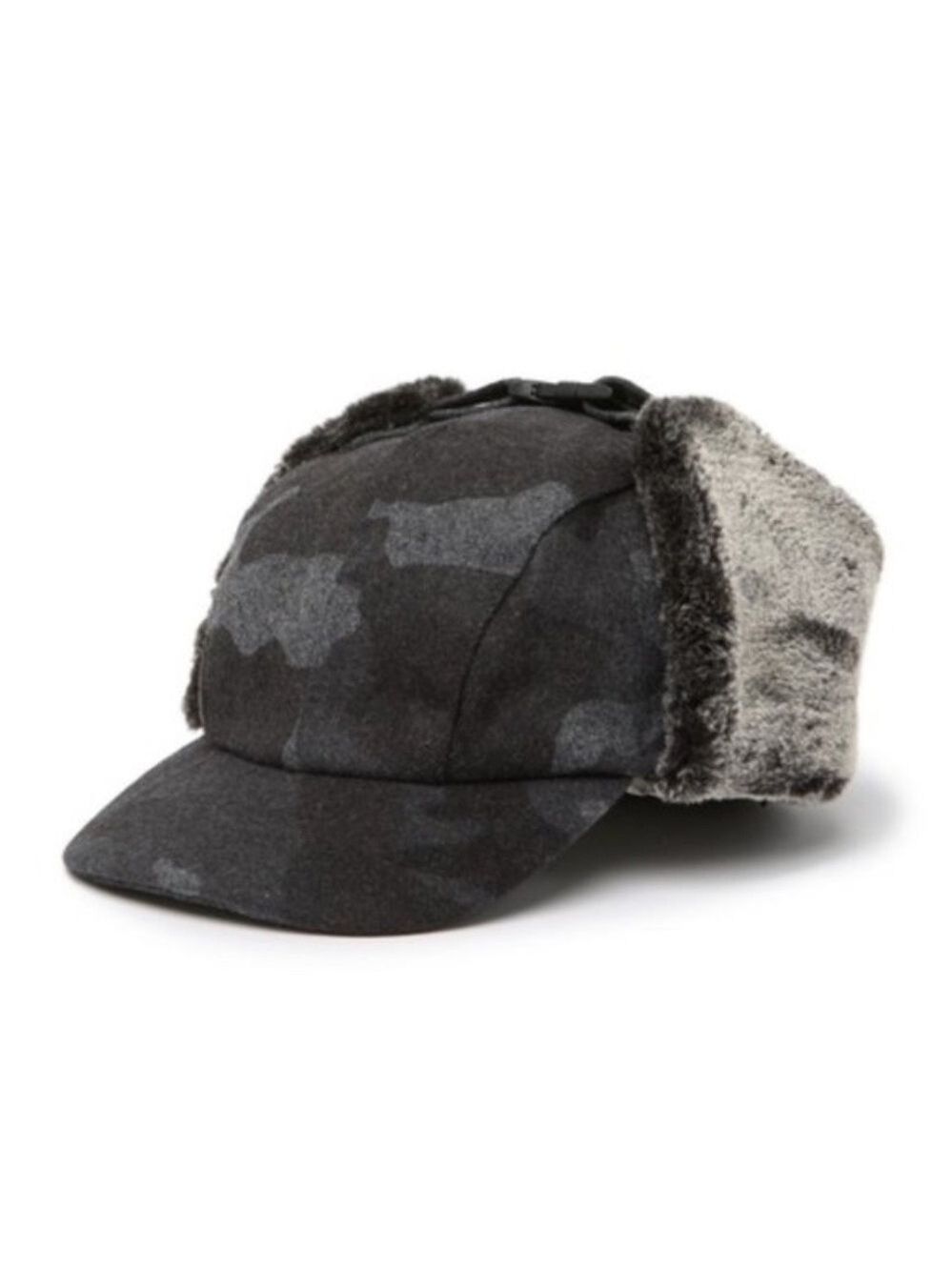 Public Opinion Camo Faux Fur Hat